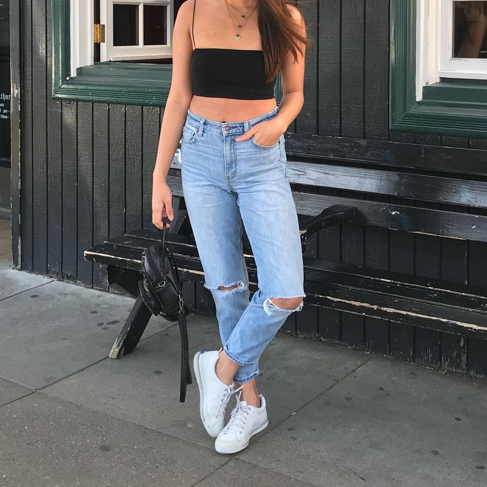 Abercrombie mom jean